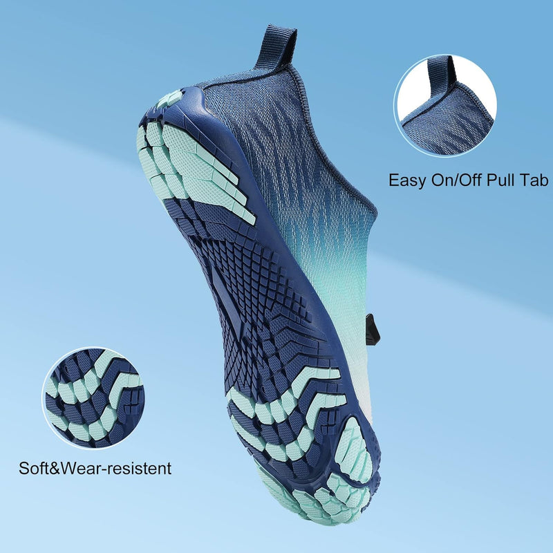 SYKT Water Shoes Mens Womens Quick-Dry Non-Slip Soft Barefoot Swimming Shoes Aqua Sports Outdoor Beach Surfing Diving Hiking Yoga Shoes