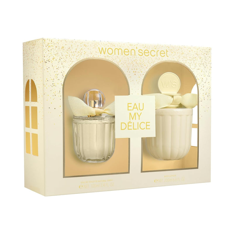 women'secret Women Secret Coffre Eau My Delice Eau De Toilette 100 Ml And Body Lotion 200 Ml Set For Women