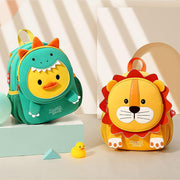 Cute Toddler Backpack Toddler Bag Schoolbag Animal 3D Cartoon Mini Travel Bag for Baby Girl Boy 2-8 Years Small Kids Daypack,Lion