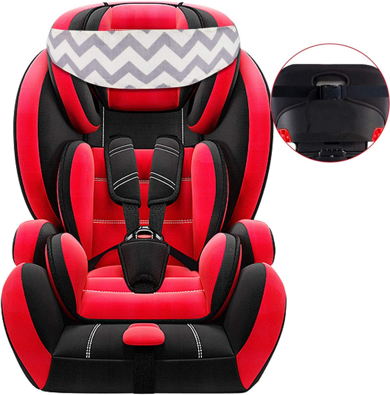 EVBEA 2 Pack Car Seat Head Support Toddler Carseat Head Band Strap Headrest Stroller Car Seat Sleeping Head Support for Baby Toddler Child Children Kids Infant