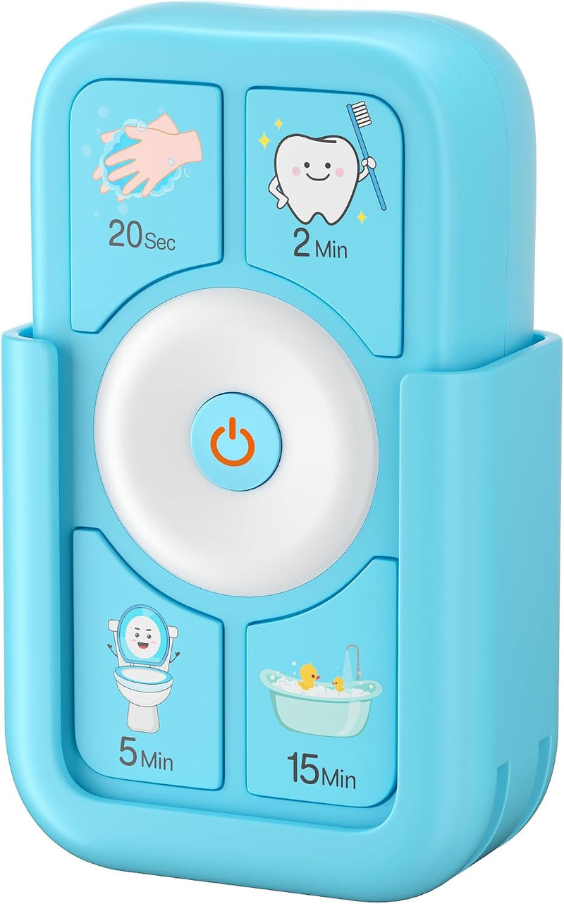 Kids Timer for Tooth Brushing, Washing, Toilet & Shower Blue - Blue