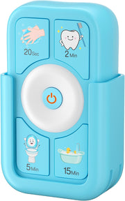Kids Timer for Tooth Brushing, Washing, Toilet & Shower Pink - Blue