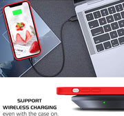 DOMAVER Case Compatible with iPhone 12 / iPhone 12 Pro Slim Smooth Liquid Silicone Soft Gel Rubber Microfiber Lining Cushion Protective Cover for iPhone 12/iPhone 12 Pro 5G 6.1 Inch (2020), Red - Red