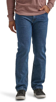 Men's Authentics Mens Classic Regular-fit Jean Jeans - Dark Stonewash Flex