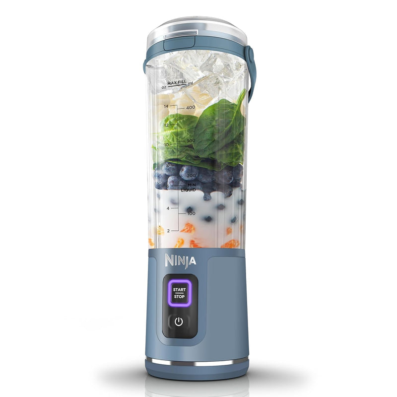 Ninja, Motorised Compact Blender, 530ml, Denim Blue, BC151UKNV