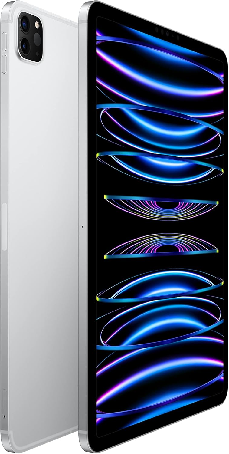 Apple 2022 11-inch iPad Pro (Wi-Fi + Cellular, 2TB) - Silver (4th generation)