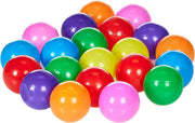ECVV Balls Pool Balls Soft Plastic Ocean Ball For Playpen Colorful Soft Stress Air Juggling balls Sensory Baby Toy 100pcs