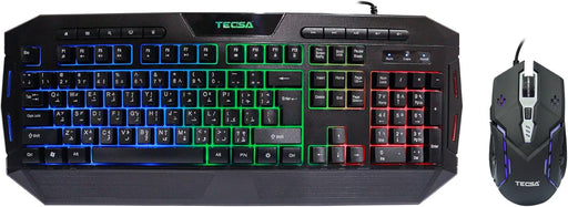 GAMING KEYBOARD AND MOUSE COMBO UFO SERIES TECSA TCS-GC700