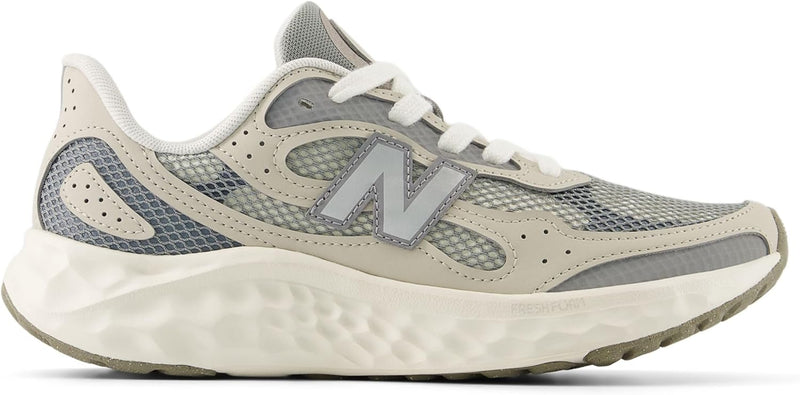 ARISHI womens Running Shoe - BEIGE/SLATE GREY