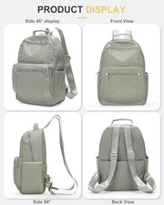 VECAVE Lightweight Casual Laptop Backpack Purse for Women,Travel Backpack with laptop compartment