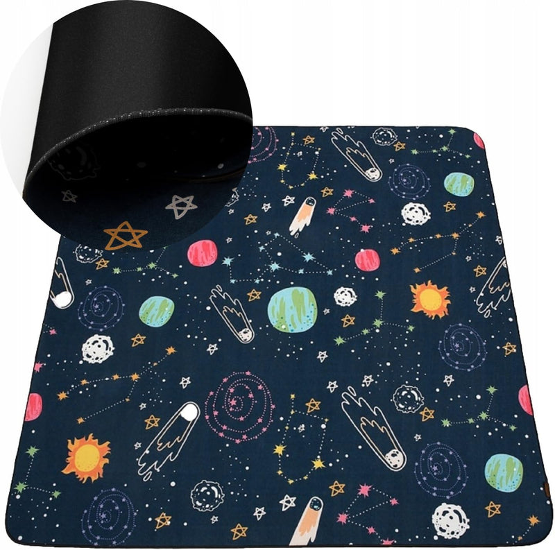 Hamur Home Baby Play Mat Non-slip Play Mat Foldable Crawling Mat Kids Baby Mat 150 X 150 Cm For Kids Room Playroom Washable Machine Washable Kids Carpet (Animals)