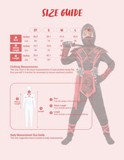 Spooktacular Creations Dragon Ninja Costume for Kids Halloween Party, Ninja Outfit Set, Carnival Costume Party