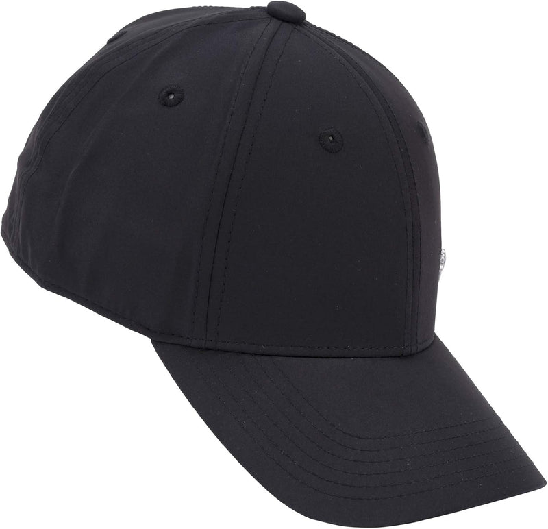 Men Evercat Alloy Stretch Fit Cap Baseball, Black/Silver, L-XL