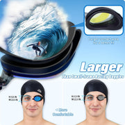 Seago Swimming Goggles 2 Pack Anti-fog Anti-UV Silicone Swim Goggles Adult Women Men