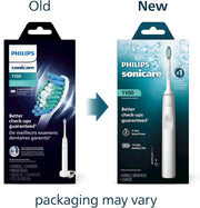 Sonicare Philips 1100 Electric Rechargeable Power Toothbrush, White Grey HX3641/02 - 1 Count (Pack of 1) White Grey