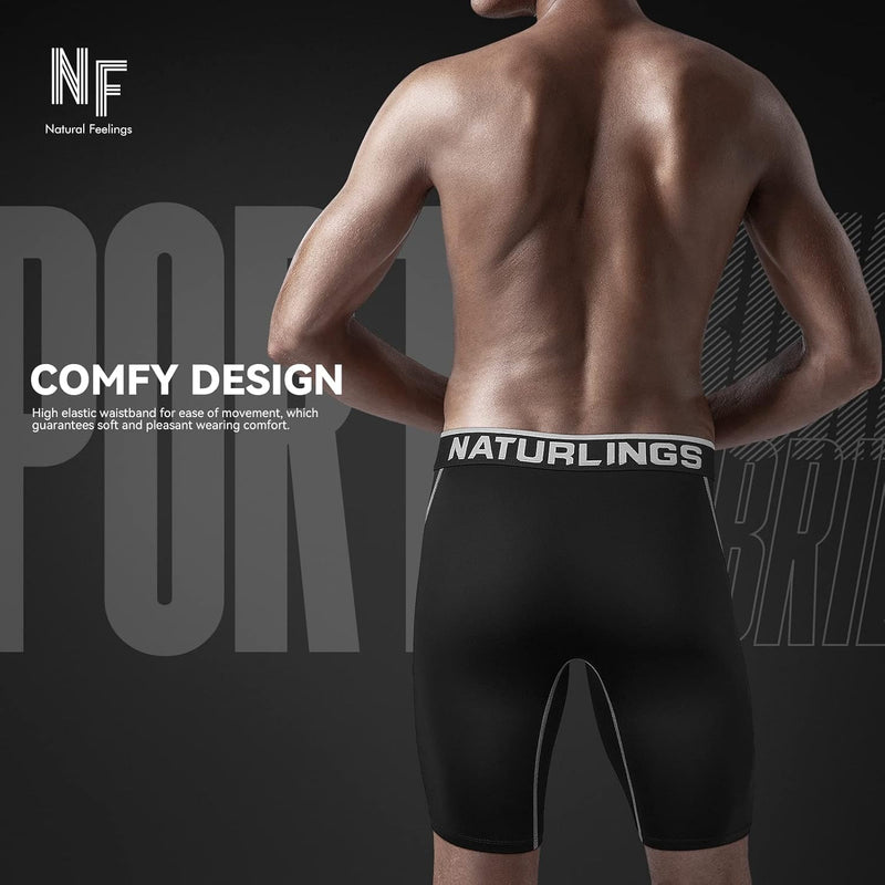 Natural Feelings Mens Boxer Shorts Soft Cotton Men Pack Breathable Mens Underwear Boxer Briefs
