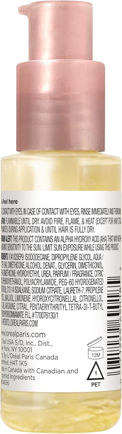 Bond Repair Oil-in-Serum for Damaged, Color Treated Hair, Heat Protectant, Strengthens Weak Bonds, Intense Shine and Frizz Control, EverPure, 1.6 Fl Oz