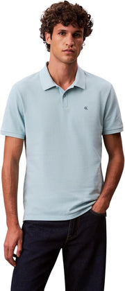 mens Ss Monogram Pique Polo Lv040em269 Polos - Stratosphere