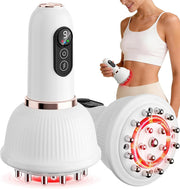 Angju Lymphatic Drainage Massager & Anti Cellulite Massage Tool, Body Sculpting Machine with Microcurrent, Light Heat & Vibration for Legs, Arms & Belly, Body, Helps Reduce Stretch Marks & Cellulite
