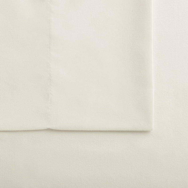 Serta Simply Clean Super Soft Hypoallergenic Stain Resistant Deep Pocket 3 Pieces Solid Bed Sheet Set, Twin XL, Silver Grey