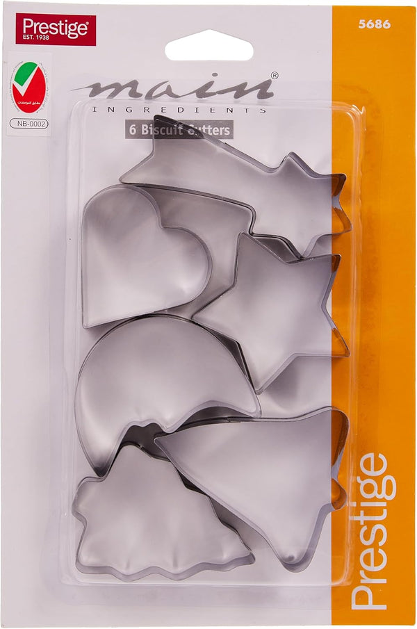 Prestige Assorted Biscuit Cutter (12pcs) PR5685 - 6 Pc