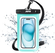 JOTO Universal Waterproof Phone Pouch Cellphone Dry Bag Case for iPhone 17 16 15 14 13 12 11 Pro Max Air Mini Plus Xs XR X 8 7 6S, Galaxy S23 S22 S21 Plus Note, Pixel up to 7" -Black - Standard Green 1 Pack