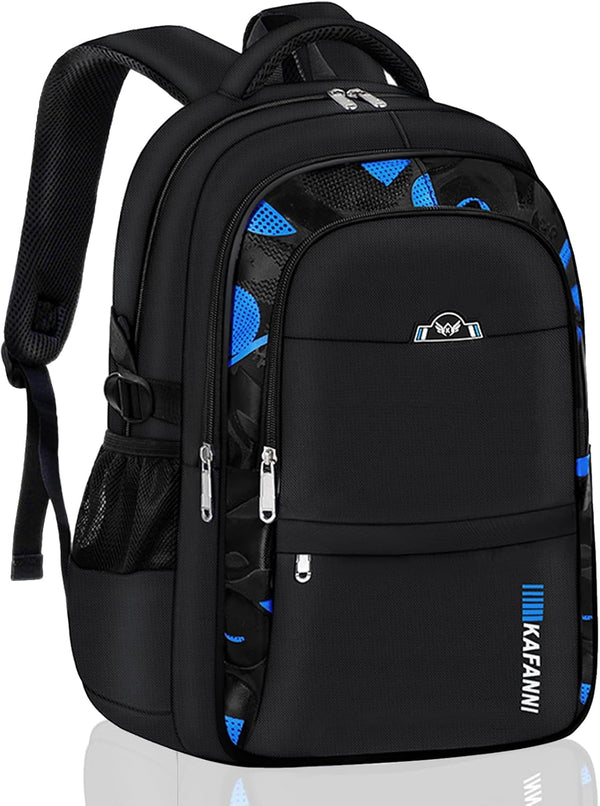 School Bag for Boys and Girls, Backpack for Kids Elementary School Bags Middle Primary School Book Bag Lightweight School Bag for Students - Black