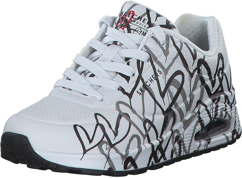 UNO womens shoes - WHITE BLACK GRAY