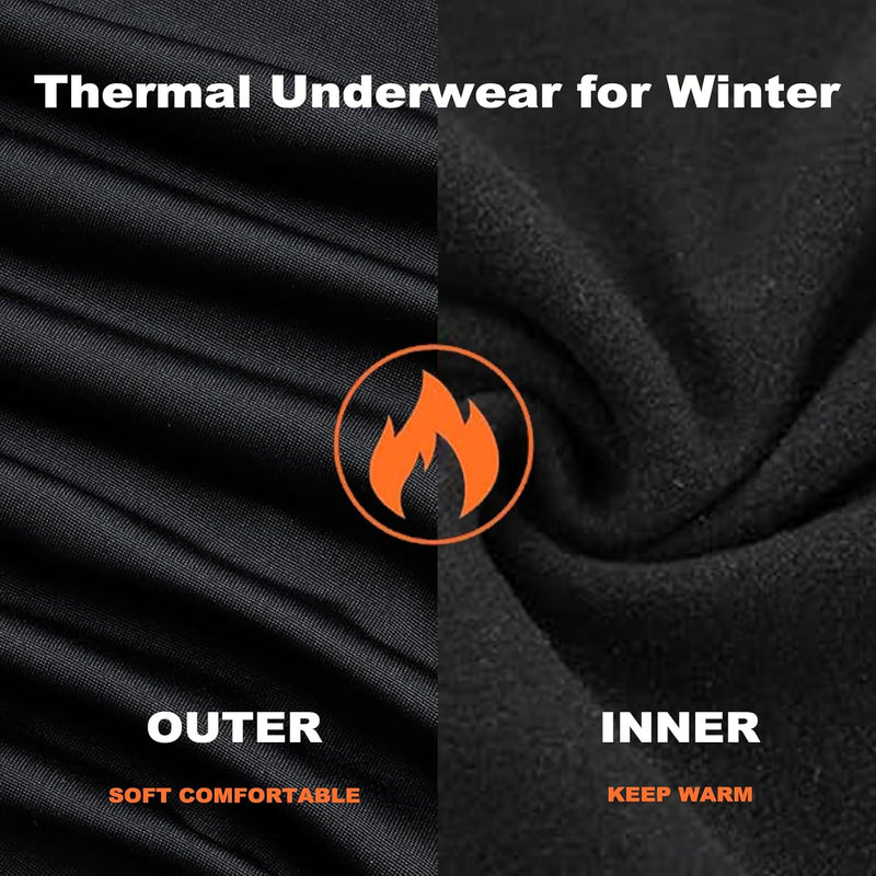 ALANX Thermal Underwear For Women,Thermal Long Johns Top & Bottom Set,Thermal Wear Clothes pants Thermal Base Layer Long Sleeve pajama,Skiing,Hiking,Outdoor Sports