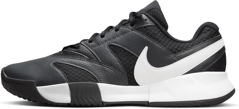 COURT LITE 4 CLY mens LACED SHOES - BLACK/WHITE-ANTHRACITE