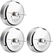 KKD Stainless Steel Retractable Cloth Line Adjustable Lockable Hanging Washing Line (Pack of 3)