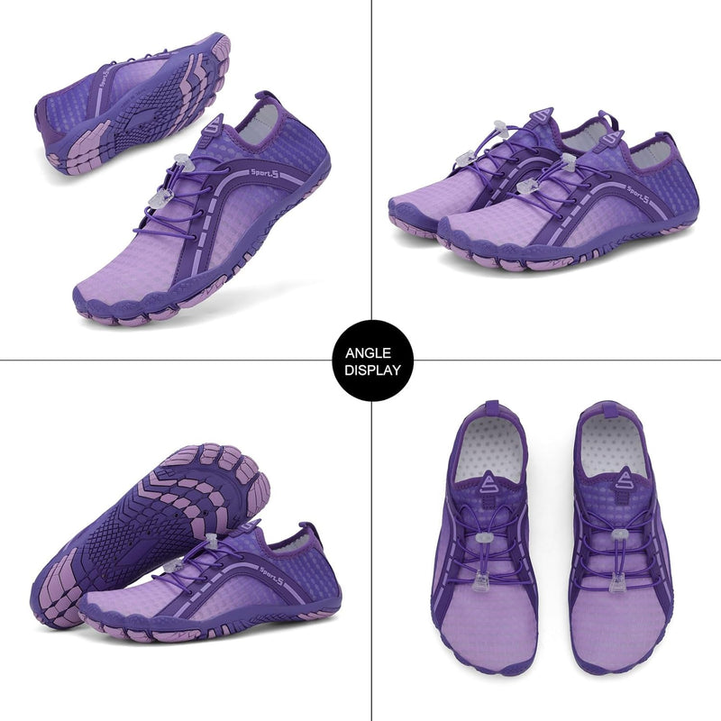 TcIFE Water Shoes for Men Women, Beach Shoes Summer Outdoor Footwear, Barefoot Socks, Quick Dry, for Beach, Swim, Pool, Surf, Boat, with Drain Holes