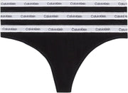 Thong 3Pk Women Underwear Bottoms BLACK Size XS