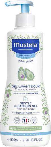 Cleansing & Hydration Essentials - Baby Skincare & Bath Time Essentials - Natural & Plant Based - 3 Items Set