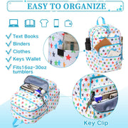 VASCHY School Backpack for Women, Unisex Large Bookbag Schoolbag Casual Daypack for High School/College/Teens/Travel/Work
