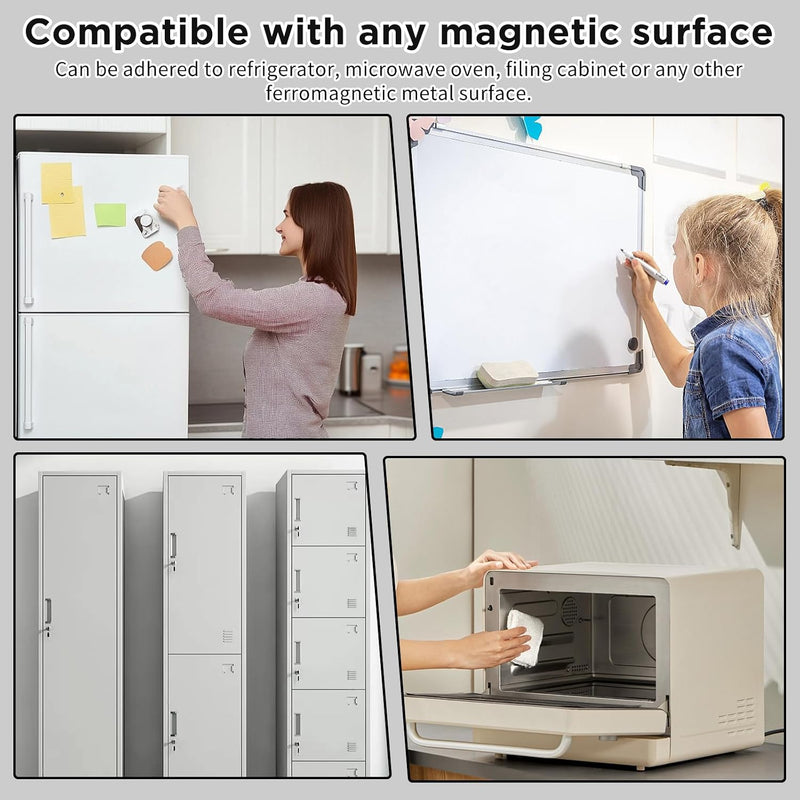 Magnetic Notepads for Refrigerator, Featuring a Convenient Magnetic Back for Easy Attachment to Metal Surfaces for Shopping List To-Do List Recipes