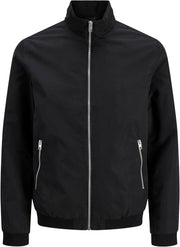 Mens Jjerush Harrington Bomber Noos Jacket (pack of 1) - Black