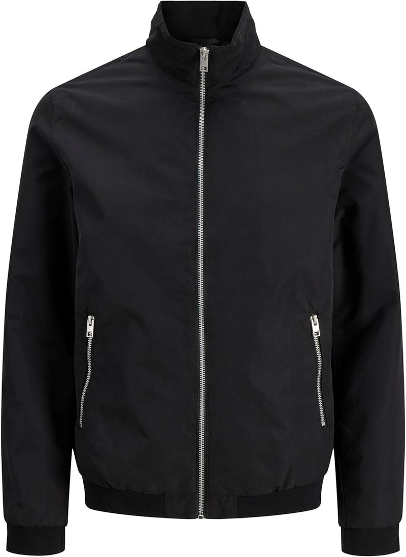 Mens Jjerush Harrington Bomber Noos Jacket (pack of 1) - Black