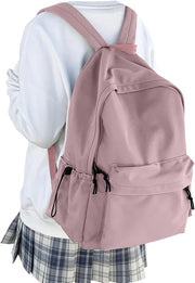 WEPOET Middle School Backpack for Teen Girls,Cute College Backpack for Women,High School Bag,Casual Travel Rucksack,Bookbag - A4-purple