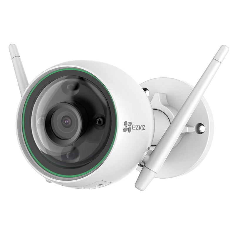 Ezviz C3N-Smart Ai Outdoor Security Camera Hd 1080P Full Color Night Vision 2.4G Ip66 Waterproof Surveillance System With Detection Activity Alert Deterrent Alarm