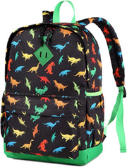 Kids Backpack for Boys, Girls Cute Backpack for School Children's Bookbag - Colorful Dinosaur