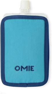 OmieBox Pouch Cooler Freezable Insulated Sleeve (Pink) - Blue