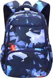 Girls School Bag, School Bag Leisure Backpack School Student Laptop Backpack, Waterproof Backpack,Accessories Plush Pendant for Teens Girls Women Students School Bag - Blue-C