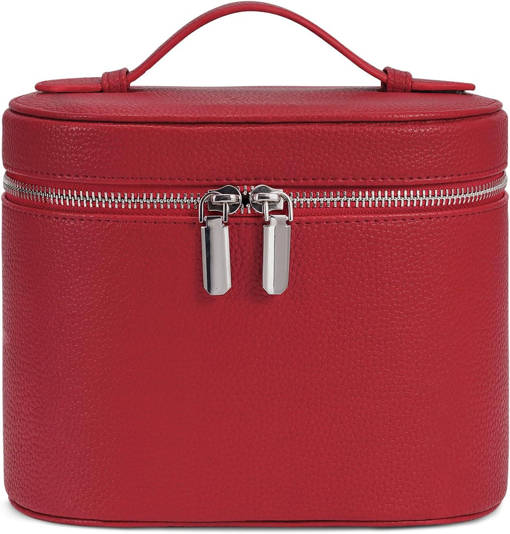 Makeup Bag Travel Makeup Bag with Compartments and Handle Portable Toiletry Bag for Women