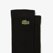 Lacoste Mens Ra4182 Socks, Noir/Noir-Noir, One Size