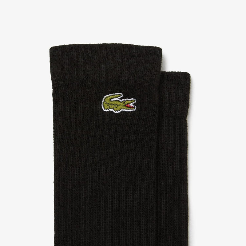Lacoste Mens Ra4182 Socks, Noir/Noir-Noir, One Size