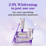 Euthymol Purple Whitening Toothpaste for Yellow & Sensitive Teeth Violet Tone-Up Formula, Instantly Brightens, 24H Stain Defense, Long-Lasting Fresh Breath (Pack of 2) - 3.7 Ounce (Pack of 2)