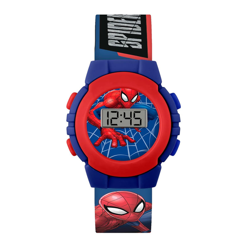 Disney Marvel Spiderman Red and Blue Digital Watch - SPD4972 WT