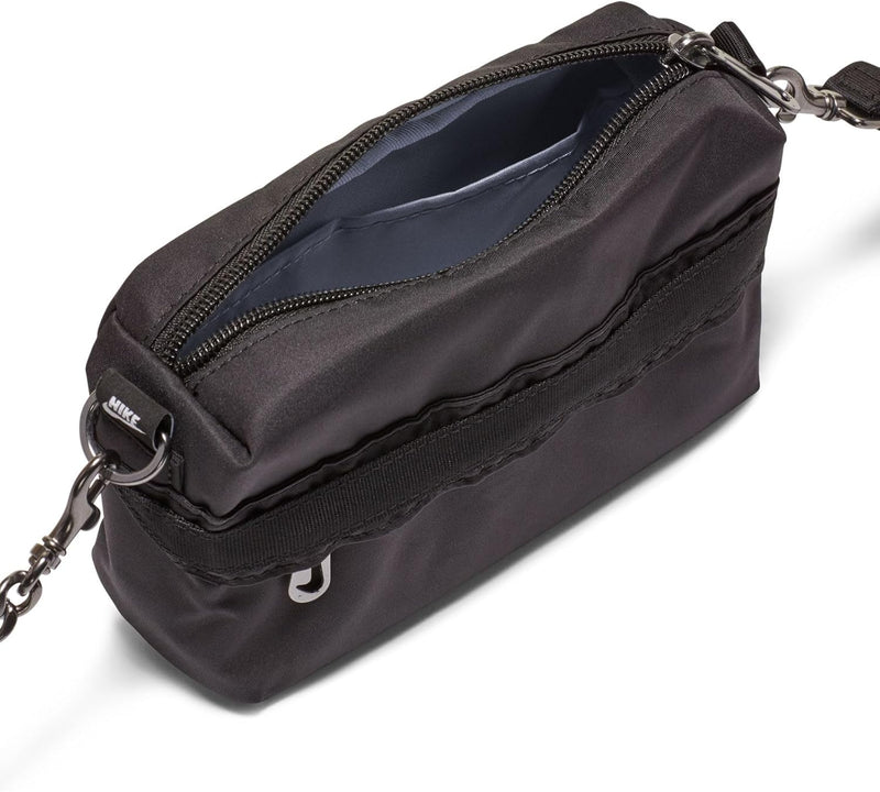 Nike W Nsw Futura Luxe Crossbody Bags For Womens Black/Black/(Dk Smoke Grey) 1Size