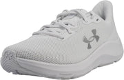 Women's Ua W Charged Pursuit 4 Running Shoe - White White Metallic Silver